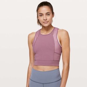 LULULEMON purple Laser Speed Train Tank